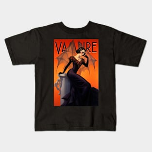 Art Deco Vampire Kids T-Shirt